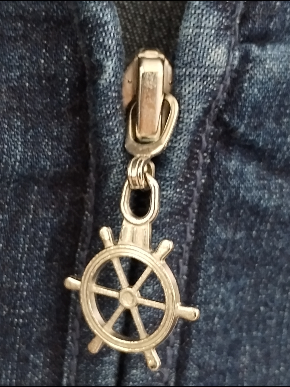 Vintage Nautical Denim Vest Sailboat Embroidered Coastal XL - Picture 5 of 8